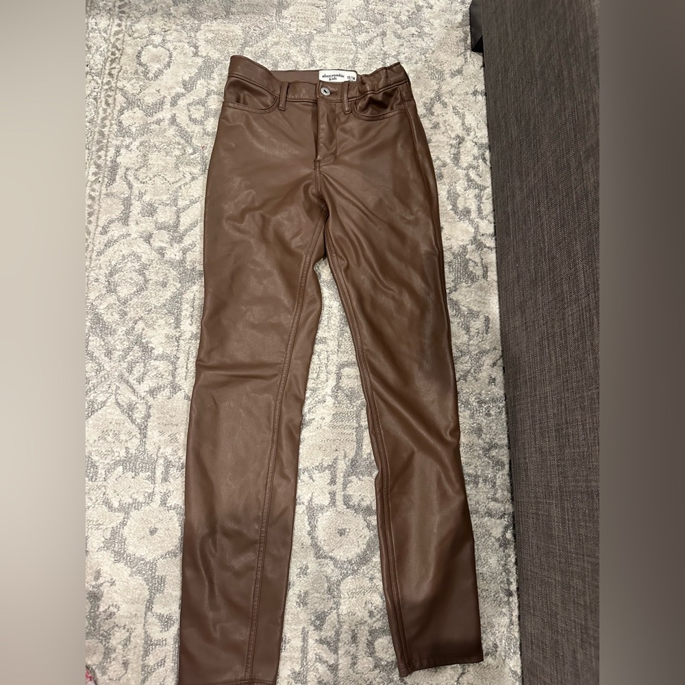 Abercrombie kids leather pants